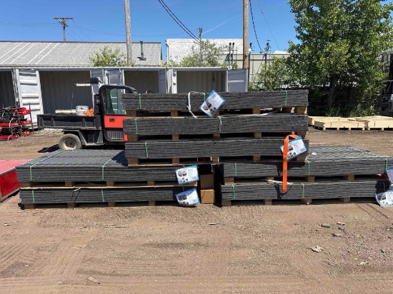 (12) New SKLP Co 4ft x 8ft x 1/2in Poly Ground Protection Mats