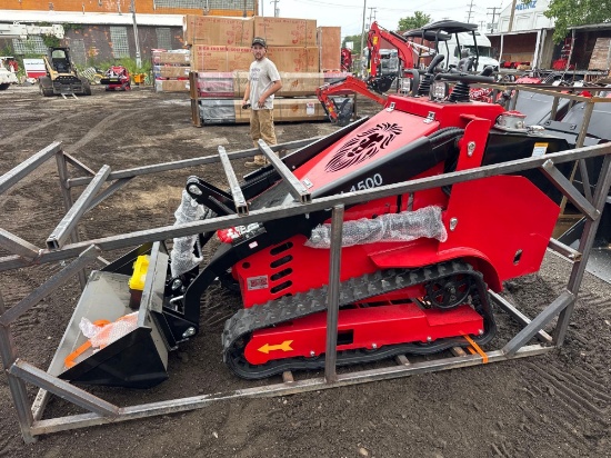 New SD Lanch Co Mini DIESEL Stand-On Skidloader Model SSL1500