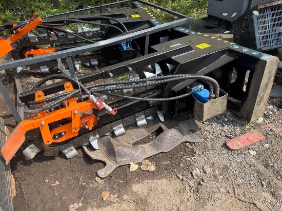 New AGT/Mower King 60in Hydraulic Skidloader Trencher Attachment