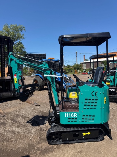 New CFG Industrial Co Mini Excavator Model H16R