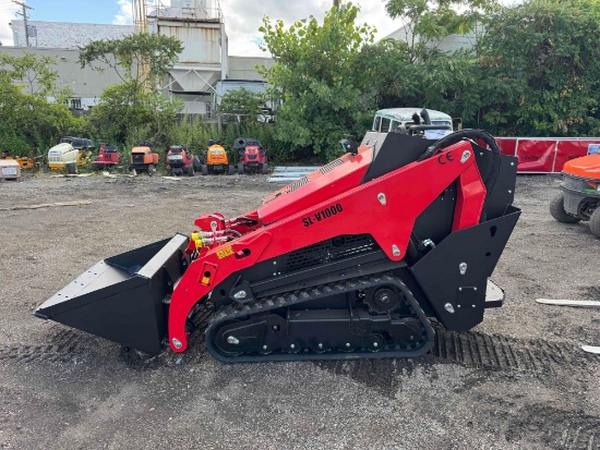 New SDLOOL Co KUBOTA DIESEL Stand-On Skidloader Model SL-V1000