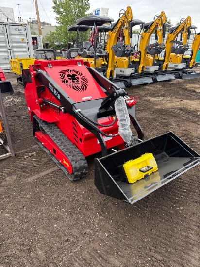 New SD Lanch Co Mini DIESEL Stand-On Skidloader Model SSL1500
