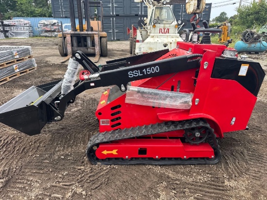 New SD Lanch Co Mini DIESEL Stand-On Skidloader Model SSL1500