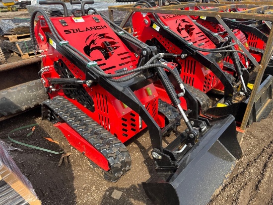 New SD Lanch Co Mini Stand-On Skidloader Model SSL60