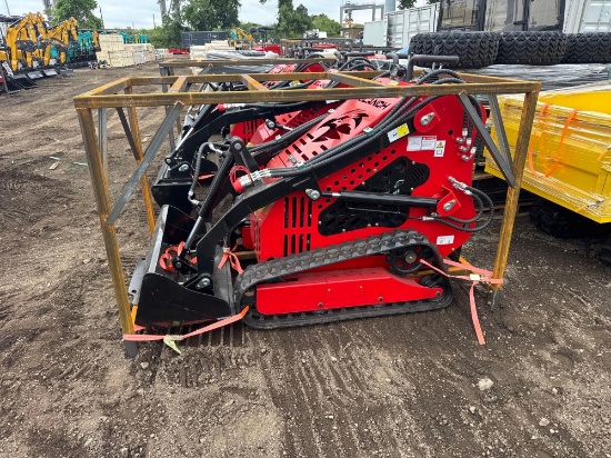New SD Lanch Co Mini Stand-On Skidloader Model SSL60