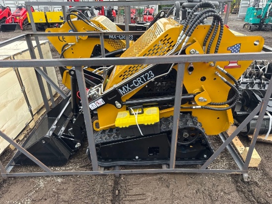 New AGT Co Mini Stand-On Skidloader Model MX-CRT23