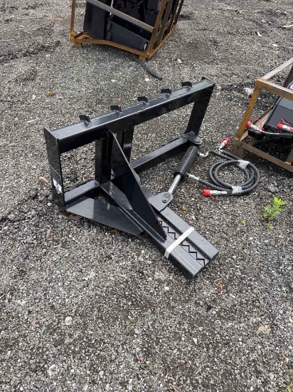 New GiYi Co Hydraulic Skidloader Post/Stump Puller Attachment Model TP25