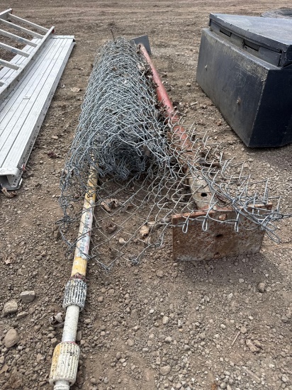 House Floor Jack, Chain Link Fence and Extension Pole