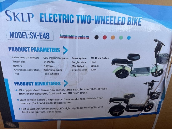 New SKLP Co Electric 2-Wheeled Scooter Model SK-E48