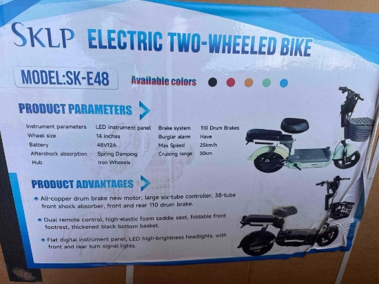 New SKLP Co Electric 2-Wheeled Scooter Model SK-E48
