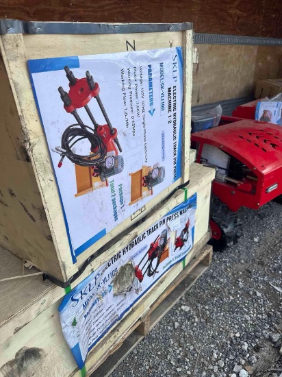New SKLP Co Electric Hydraulic Track Pin Press Model SK-YLJ100