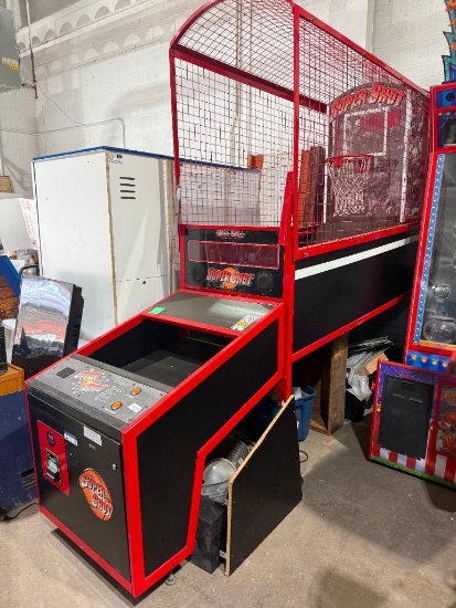 Classic Super Shot arcade basketball ticket-redemption game