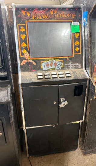 Omni Draw Poker vintage upright video machine