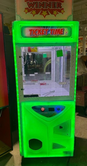Ticket Time redemption crane arcade machine