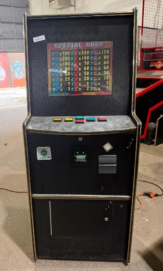 Multi-game electronic skill/gambling cabinet