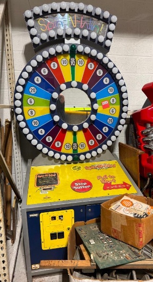 Spin-N-Win is a classic LED-lit ticket redemption arcade game