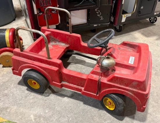 Kiddie Ride Fire Truck Car