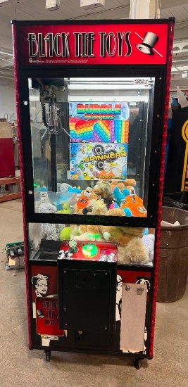 Black Tie Toys arcade claw crane machine