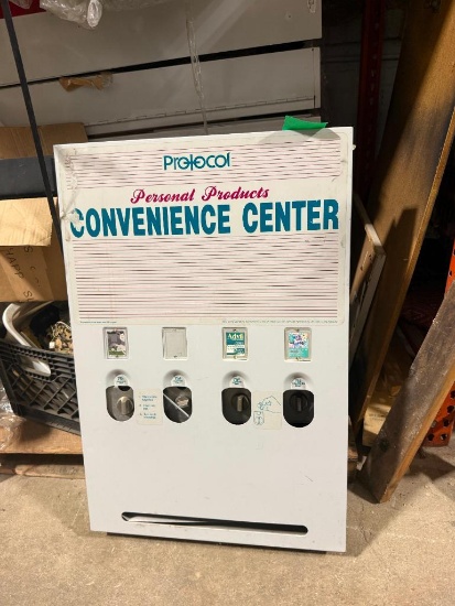 (8) Protocol wall-mounted mechanical vending machines