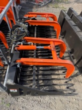 New PABREAK Co 80in Dual Ram Hollow Bottom Grapple Bucket