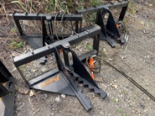 New PABREAK Co Hydraulic Skidloader Stump/Post Puller Attachment