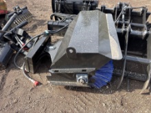 New SD Lanch Co 38in Stand-On Skidloader Job Broom Attachment
