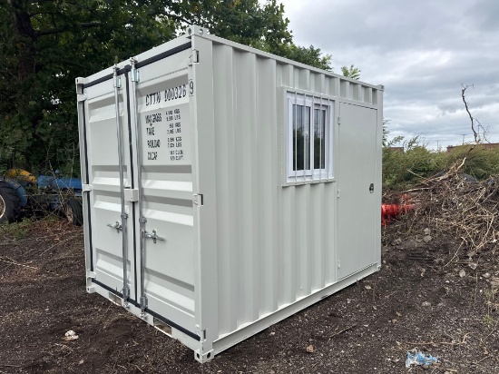 New 10ft x 7ft Steel Storage/Office Container | Heavy Construction ...
