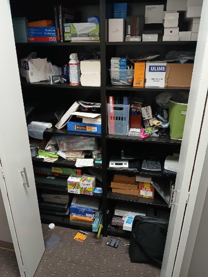 All Contents of Closet Number 1.
