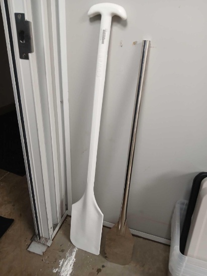 Lot of 2 Mixing Paddles. Approx 30"L.