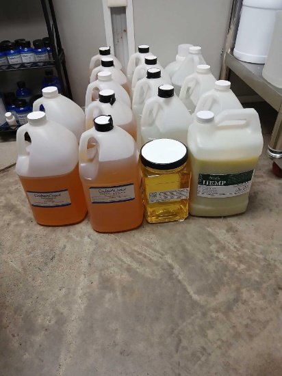 Lot of 17pcs Various Fragrance Oils/Base Chemicals