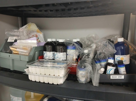 Shelf Lot Various Fragrance Oils and Base Chemicals