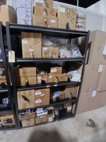 Metal Frame 5 Shelf Shelf Unit. 48x24x72"h