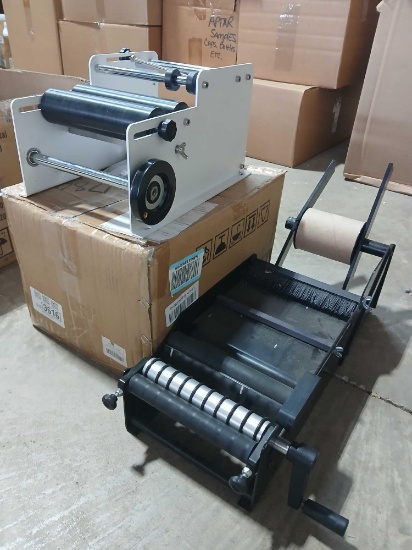 Lot of 2 Bottle Labeling Machines