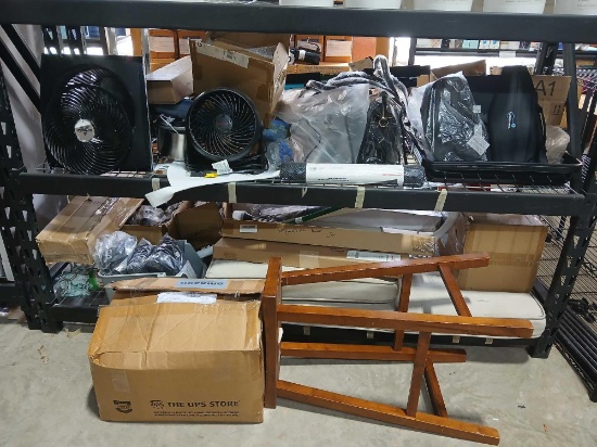 2 Shelf Lot of Various Amazon Return Products See Photos