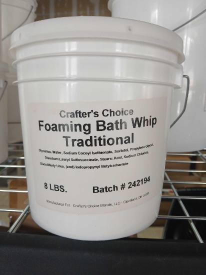 QTY 38 NEW 8LB. Crafter's Choice Foaming Bath Whip Traditional
