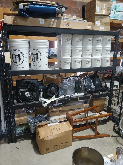Heavy Duty Metal 4 Shelf Shelf Unit.