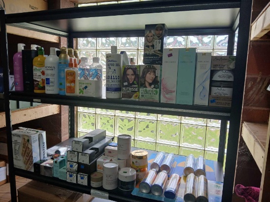 2 Shelf Lot of Various Beauty/Other Products See Photos