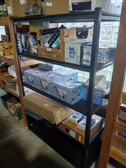 Metal Frame 5 Shelf Shelf Unit. 48x24x72"h