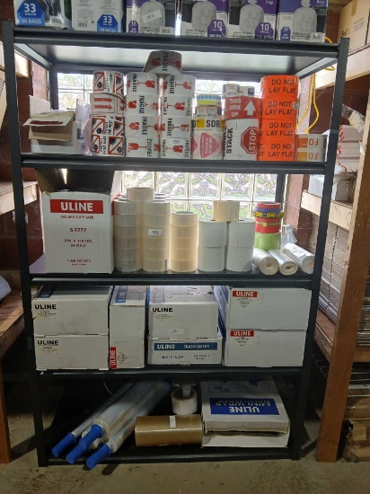 Metal Frame 5 Shelf Shelf Unit. 48x24x72"h