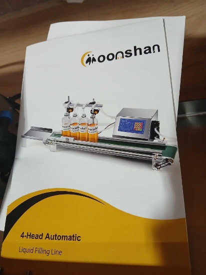 Moonshan 4-Head Automatic Liquid Filling Line