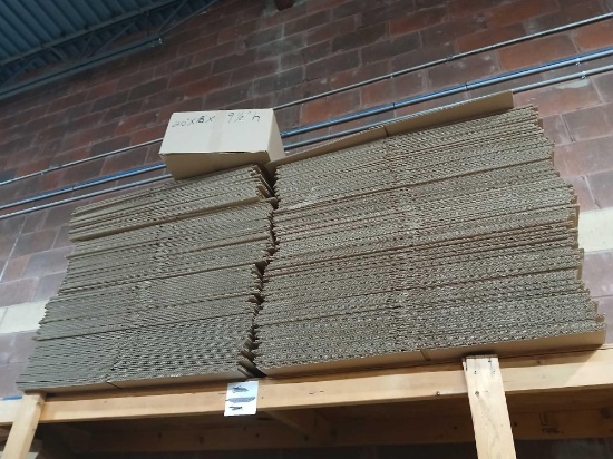 Lot of 20"18"9.5"h New Cardboard Boxes