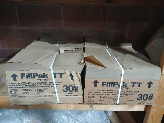 Lot of 6 NEW 1,660ft FillPak TT Fanfold Paper.