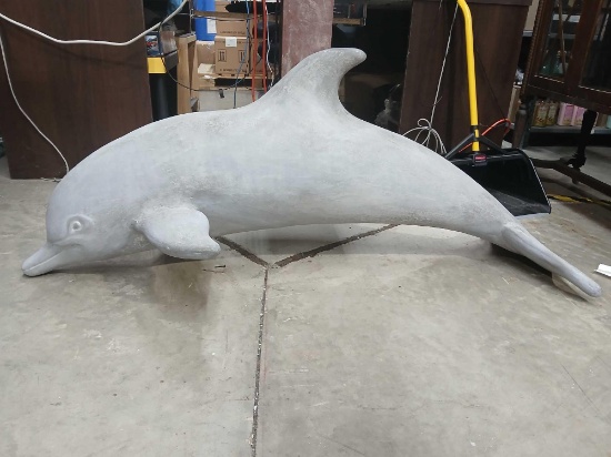 Plastic Dolphin Decor Approximately 60" L