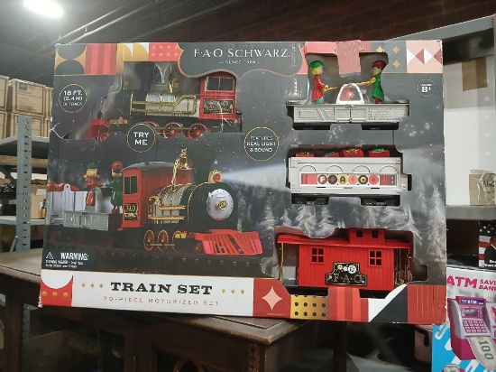F.A O. Schwartz Christmas Battery Operated Train Set