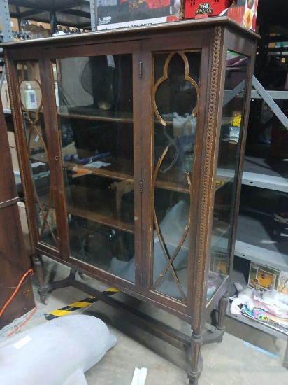 Vintage/Antique Wood 4 Shelf Cabinet