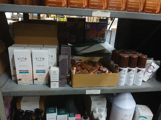 Shelf Lot of Various Self Tanning Products