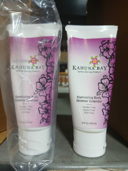 Lot of Kahuna Bay 2oz Illuminating Body Shimmer Extender.