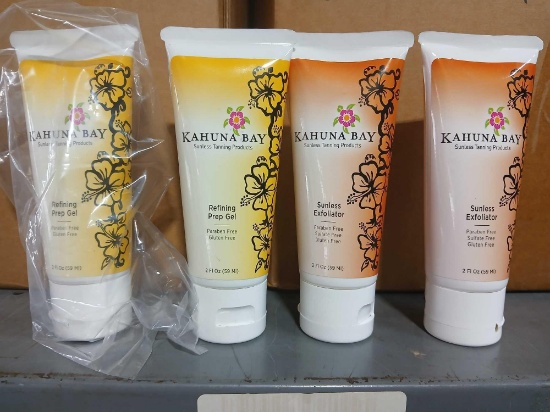 Lot of Kahuna Bay 2oz Sunless Exfoliator and Refining Prep Gel