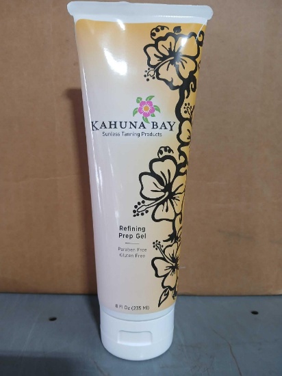 Large Lot of Kahuna Bay Sunless Tanning Products Refining Prep Gel