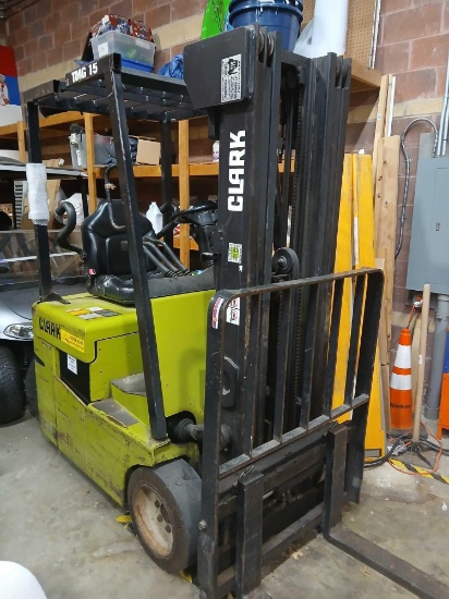 1998 Clark 36v Electric Fork Lift with Side Shift.
